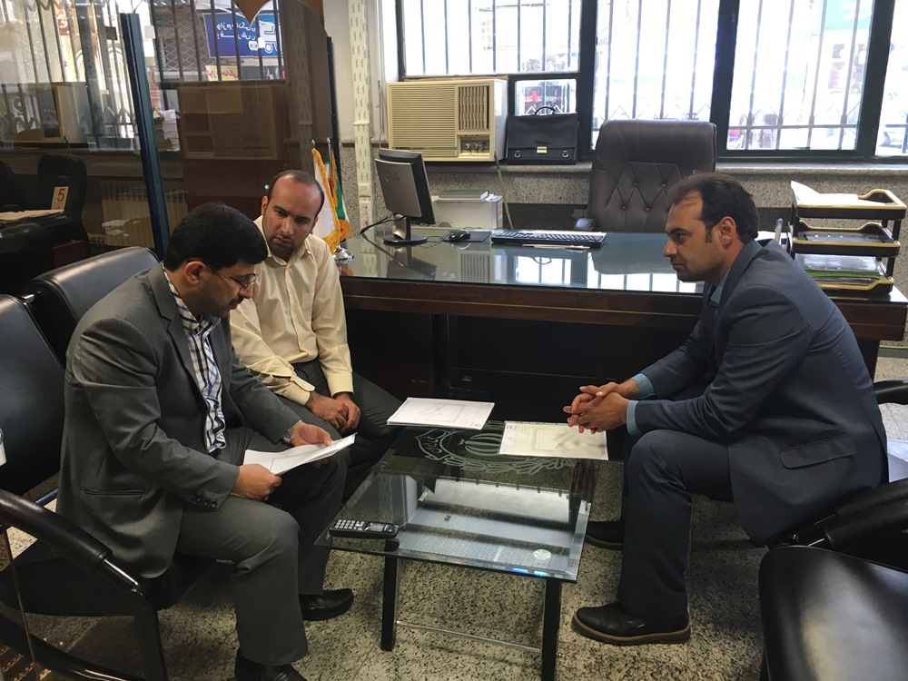 دیدار سرپرست دفتر نمایندگی بهشهر با بانک های ملی-مسکن-صادرات-مهر ایران