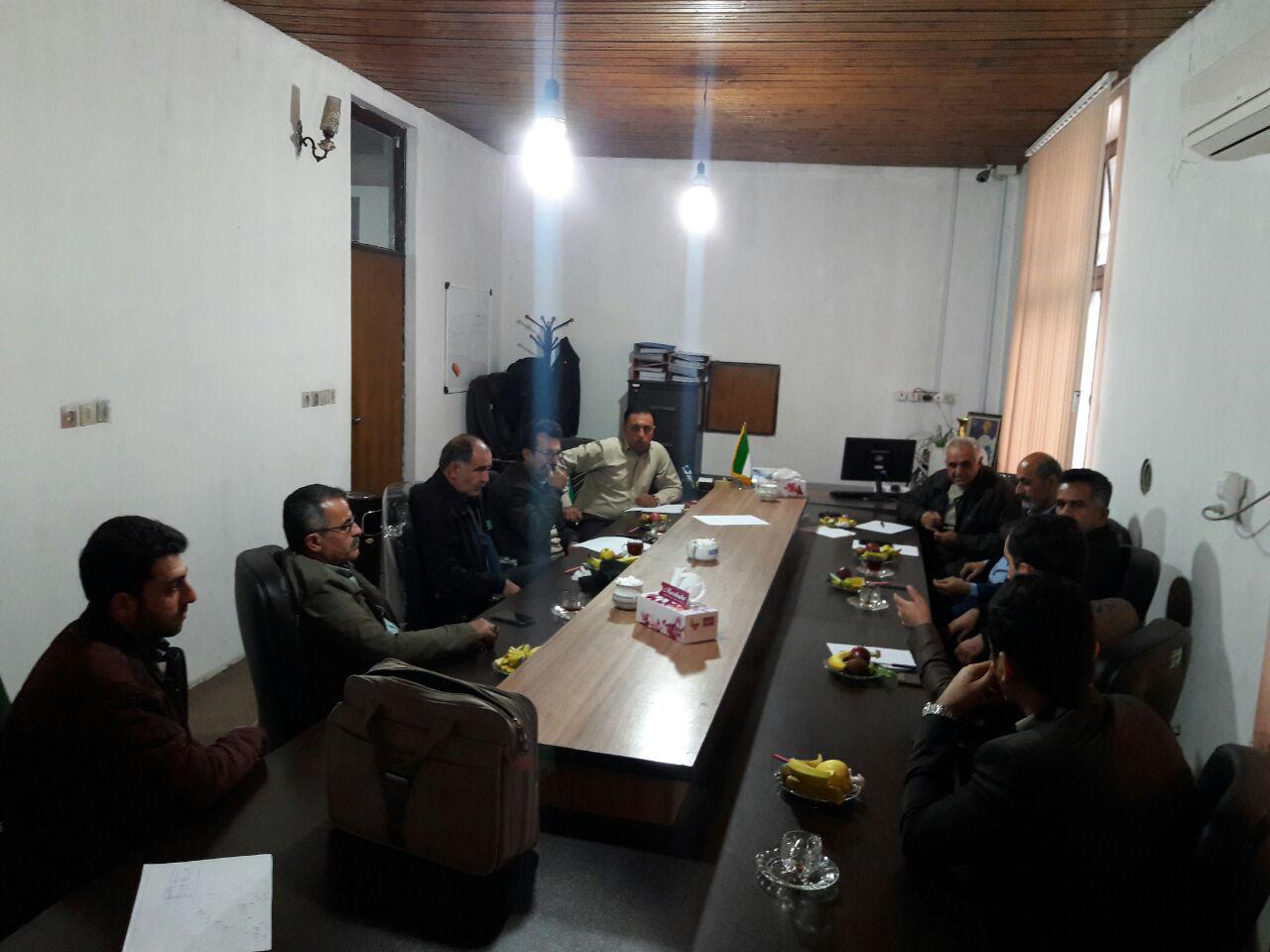 جلسه هم اندیشی دفتر نمایندگی با بازرسین و پیمانکاران سوادکوه و سوادکوه شمالی
