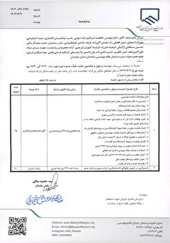 دستور کار دویست و چهل و هشتمین جلسه هیأت مدیره دوره نهم