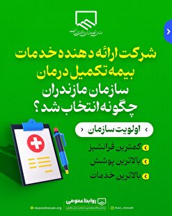 سازمان مازندران چگونه انتخاب شد ؟