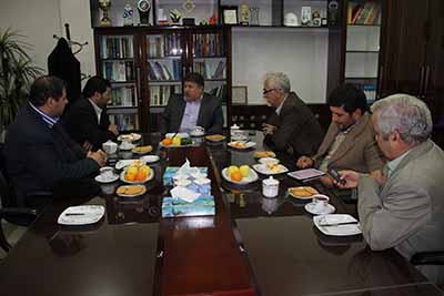 دیدار شهردار مرکز استان با رئیس سازمان نظام مهندسی ساختمان مازندران