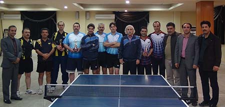 چهارمین دوره مسابقات تنیس روی میز کانون های مهندسین استان برگزار شد
